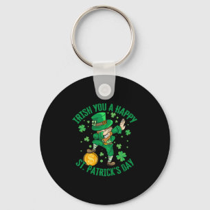 Irish You A Happy St Patrick s Day Dabbing Funny Keychain