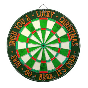 Irish You Lucky Christmas - Erin Go Brrr It's Cold Dartboard