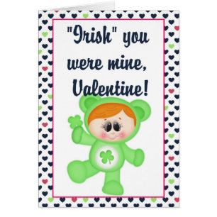 Irish You were Mine Valentine Greeting Card