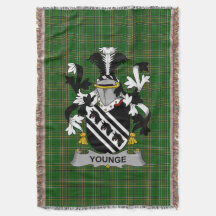  Irish Younge Coat of Arms Family Crest Ireland