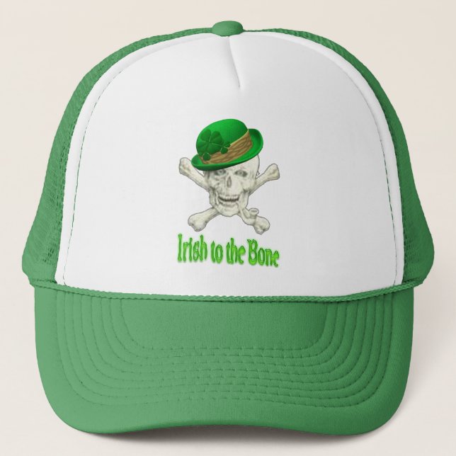 Irlandais à l'os drôle Green st patrick Casquette  (Devant)
