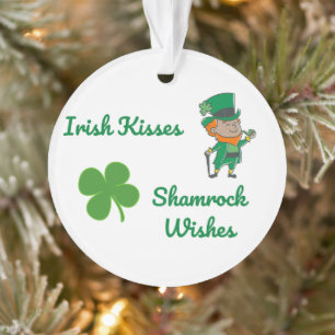 Irlandais Baisers, Shamrocks souhaits sur un