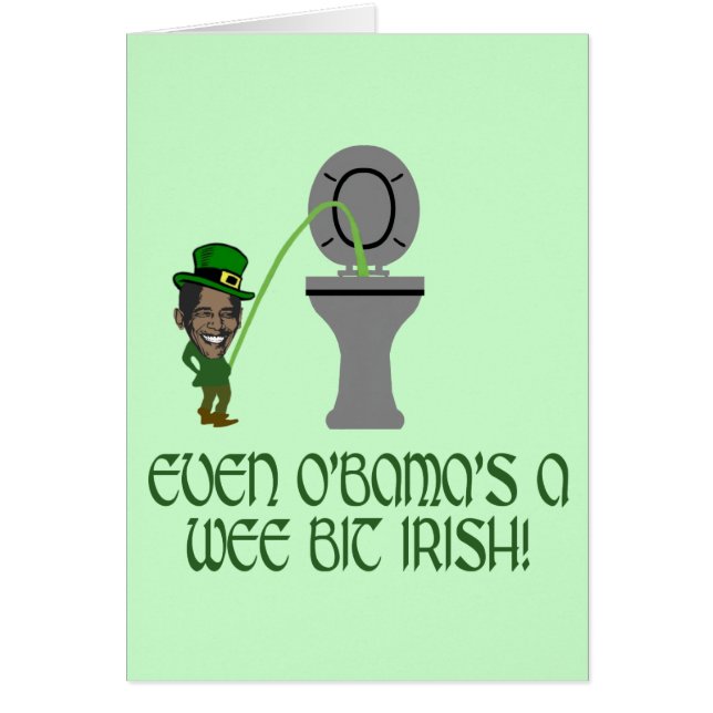 Irlandais drôle Obama (Devant)