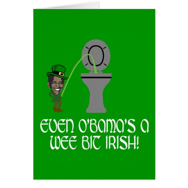 Irlandais drôle Obama (Devant)