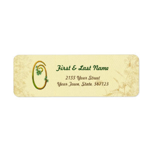 Irlandais Gold Monogramme 0 Étiquette