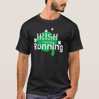 Irlandais j'étais T-shirt foncé courant