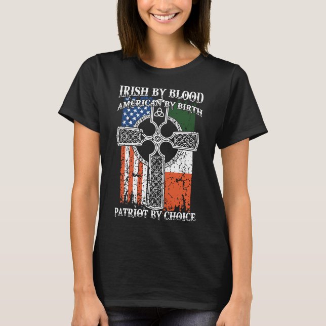 Irlandais par des T-shirts d'Américain de sang (Devant)
