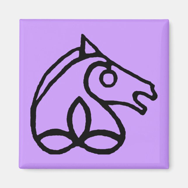 Irlandais Sport Horse Magnet (Devant)