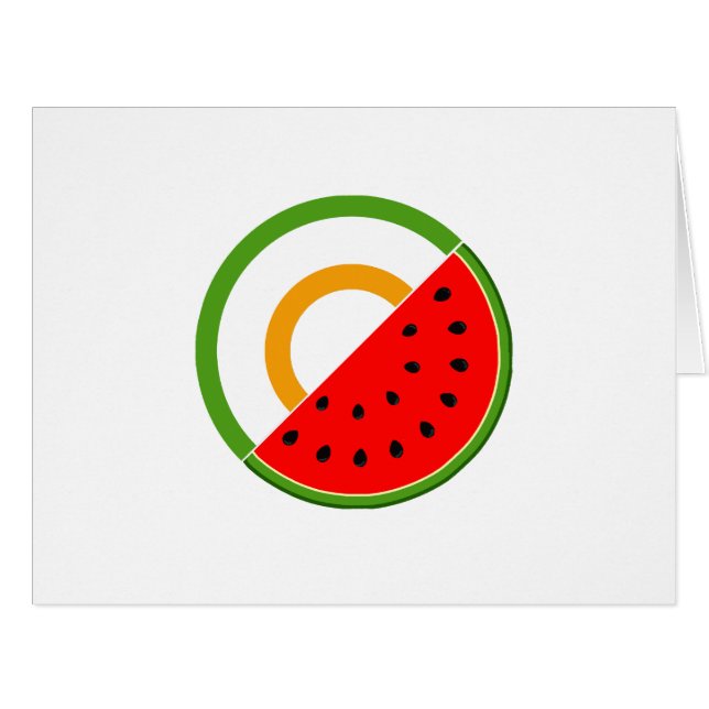 IRLANDE AVEC PALESTINE - Watermelon (Devant horizontal)