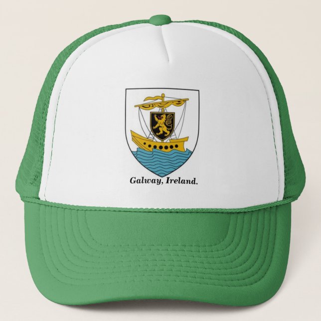 Irlande camionneurs casquette Galway ciment (Devant)