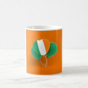 Irlande Coeur Ballons Mug