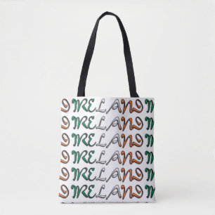 Irlande Drapeau Typographie couleur sac pays europ