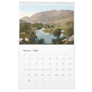Irlande vintage, calendrier des images irlandaises
