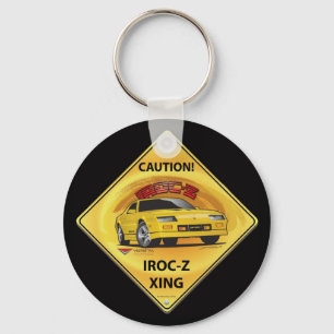IROC84-2Black Keychain