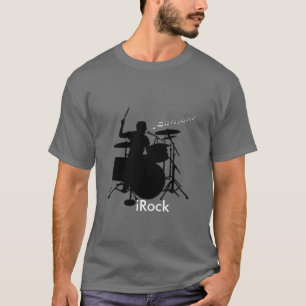 iRock drummer tee