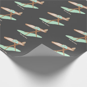 Iron and ironing board household chores wrapping paper