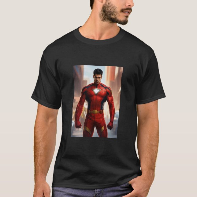 "Iron Armoured Hero Shirt" T-Shirt (Front)
