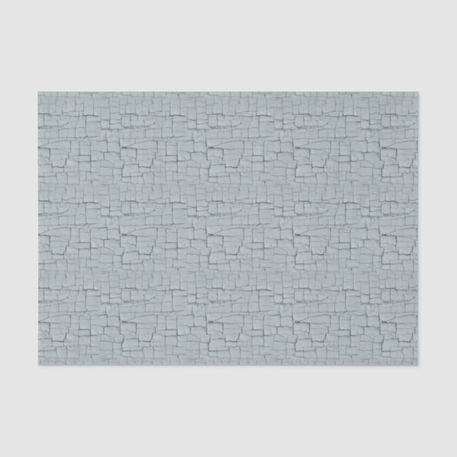 Iron Blue Crackle Paint Tissue Paper (Front)