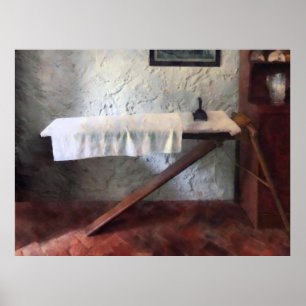 Iron Board and Iron Poster