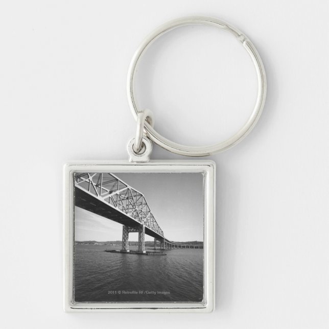 Iron bridge B&W Keychain (Front)
