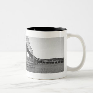 Iron bridge B&W Two-Tone Coffee Mug