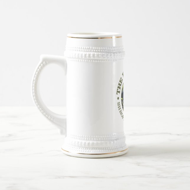 Iron Bridge (rd) Beer Stein (Left)