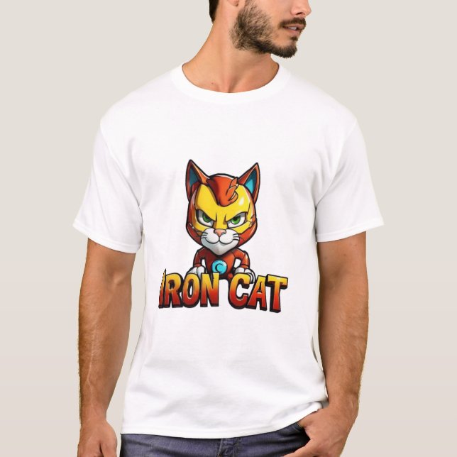 Iron Cat T-Shirt (Front)
