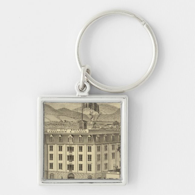 Iron City Brewery, Frauenheim and Vilsack Keychain (Front)