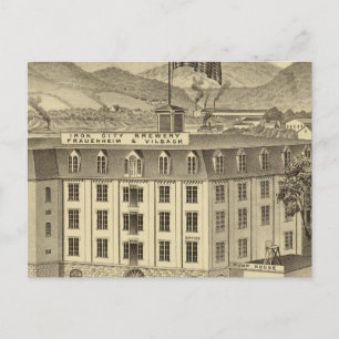 Iron City Brewery, Frauenheim and Vilsack Postcard
