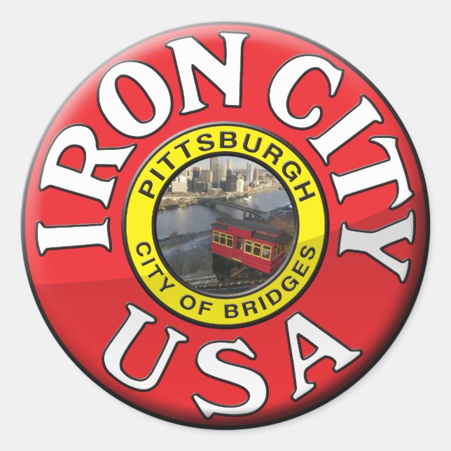 Iron City Classic Round Sticker (Front)