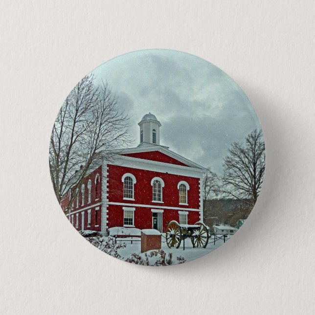 Iron County Courthouse 2 Inch Round Button (Front)