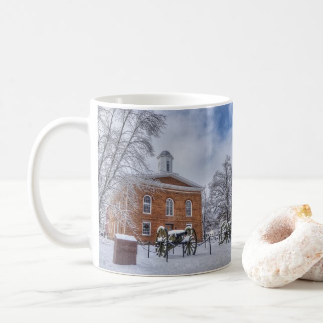 Iron County Courthouse Coffee Mug (With Donut)