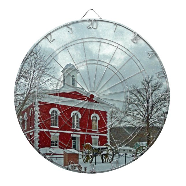 Iron County Courthouse Dartboard (Front)