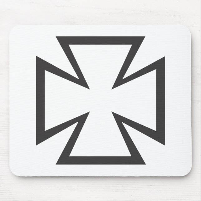 Iron Cross Mouse Pad (Front)