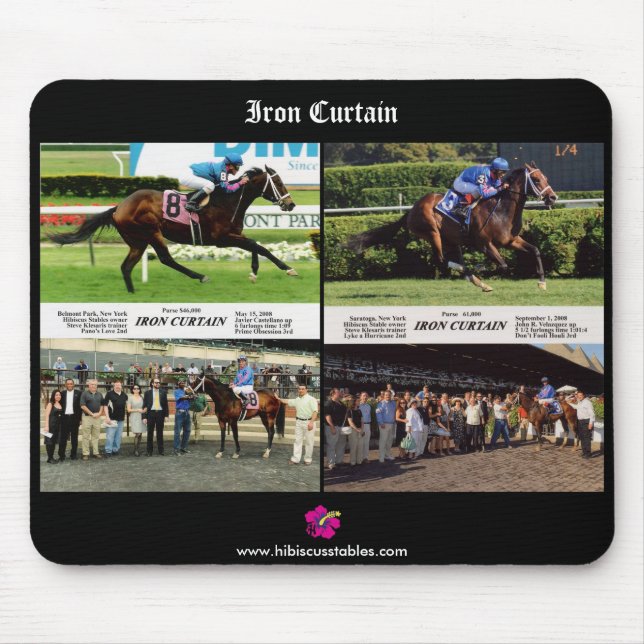 Iron Curtain Mouse Pad (Front)