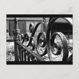 Iron Fence Postcard