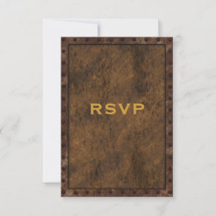 Iron Framed Effect Boys Birthday RSVP Card