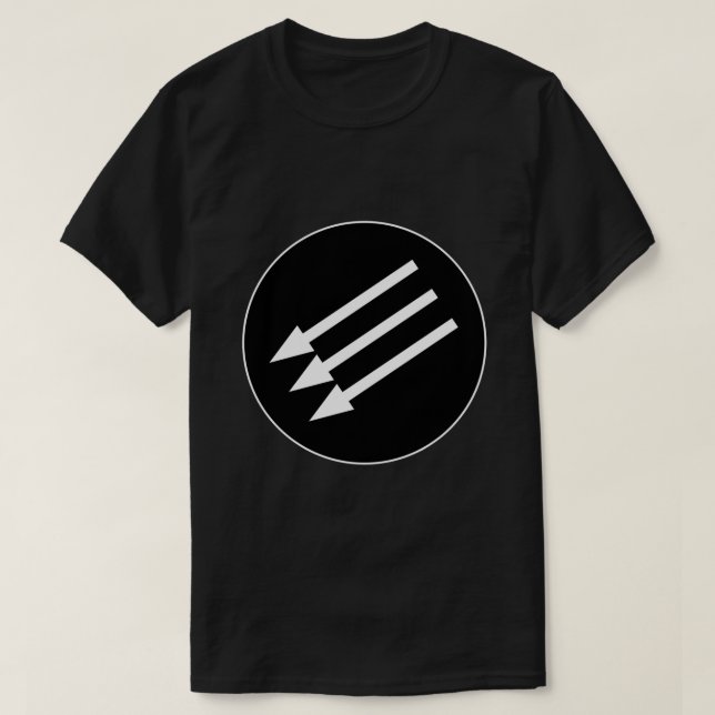 Iron Front - Anti-Fascist Sticker.png T-Shirt (Design Front)