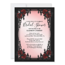 Iron Gothique Nuptiale Invitation Inscription Info