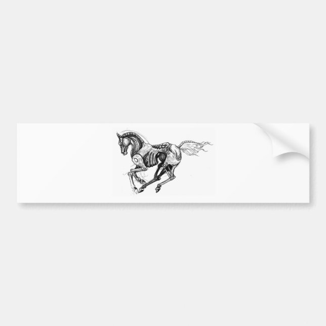 Iron Horse Bumper Sticker (Front)
