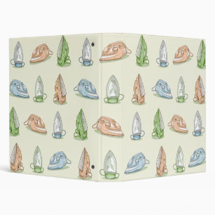 Iron Ironing Laundry patten Binder