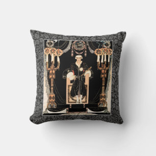 Iron King fairytale illustration by Kay Nielsen Throw Pillow