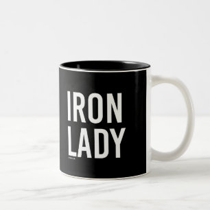 Iron Lady -   Training Fitness -.png Two-Tone Coffee Mug