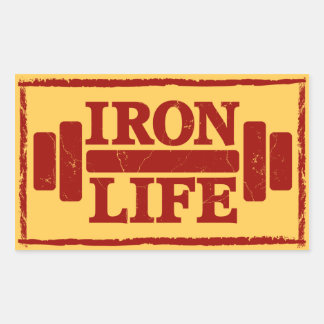 Iron Life Sticker