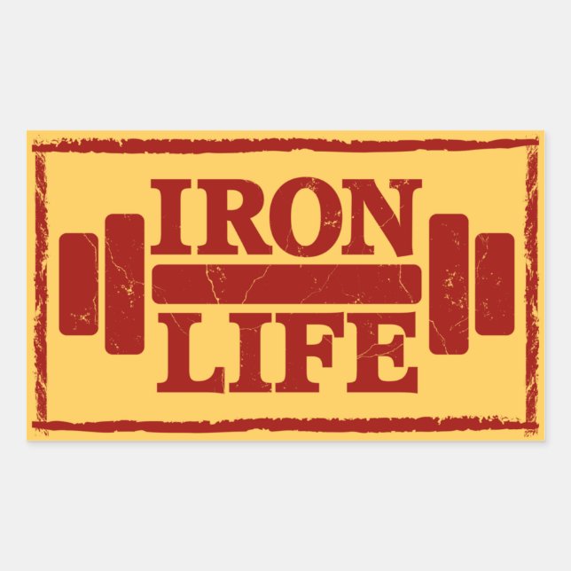 Iron Life Sticker (Front)