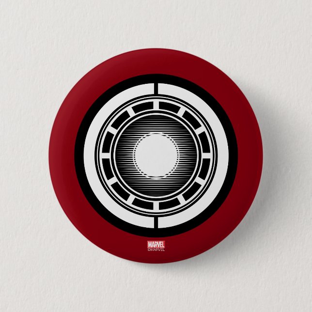Iron Man Arc Icon 2 Inch Round Button (Front)