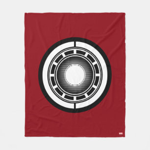 Iron Man Arc Icon Fleece Blanket