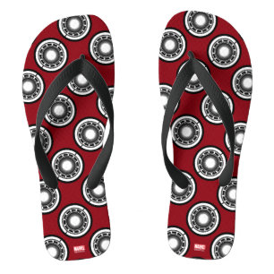 Iron Man Arc Icon Flip Flops