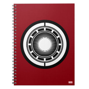Iron Man Arc Icon Notebook