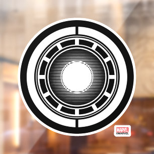 Iron Man Arc Icon Window Cling